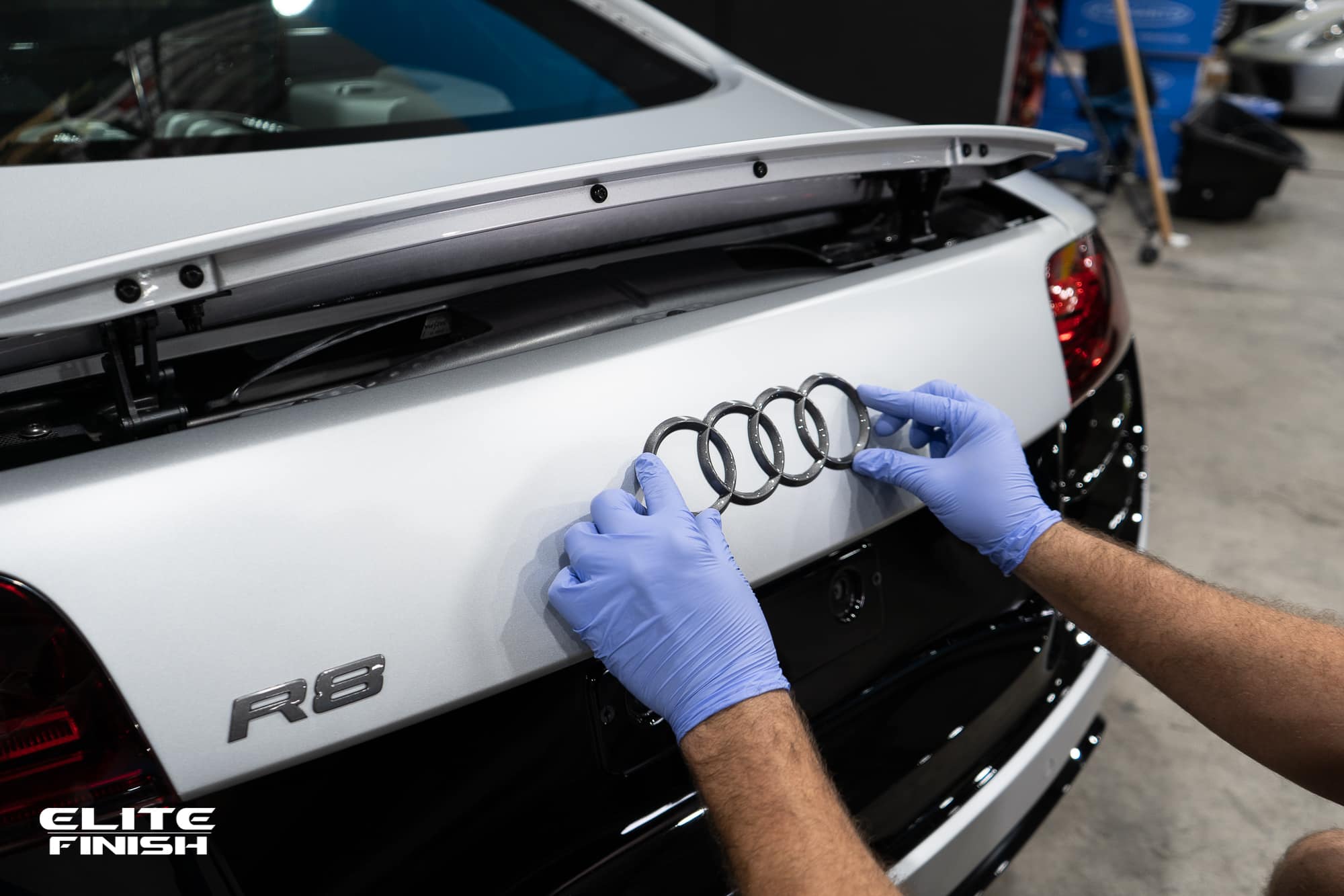Applying Custom Emblems to Audi R8